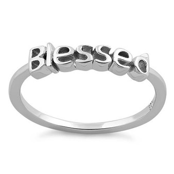 Sterling Silver Blessed Ring