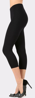 PREMIUM COTTON CAPRI LEGGINGS IN 3 COLORS