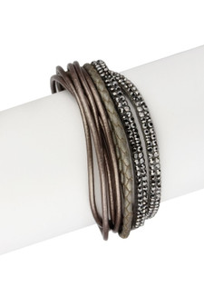 SAACHI Urban Multi Strand Wrap Bracelet