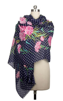 SAACHI Marylin Mixed Print Scarf