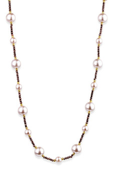 SAACHI Classic Pearl Strand Necklace 