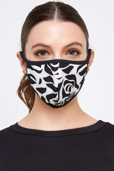 MADE IN THE USA Reusable Face Masks - Adult ZEBRA