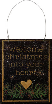Hanging Decor - Welcome Christmas