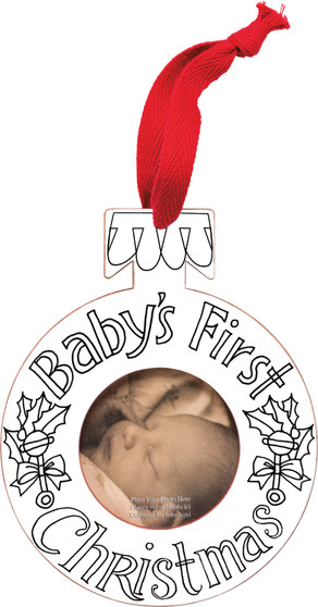 Photo Ornament - Baby's First
