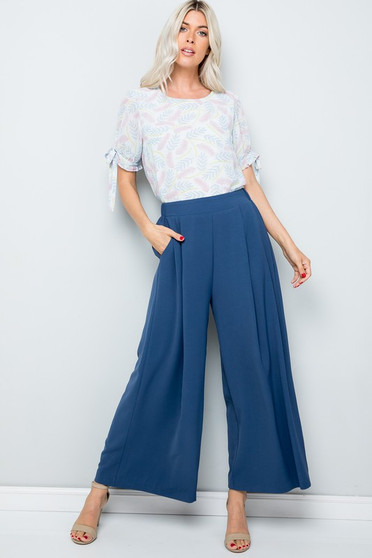 ZIA Pleat Wide Leg Pants