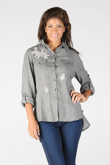 LONG SLEEVE BUTTON DOWN SHIRT