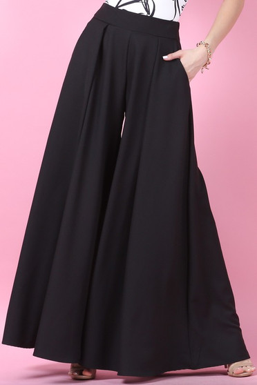 NYLON APPAREL EXTRA WIDE PALAZZO PANTS IN TWO COLORS