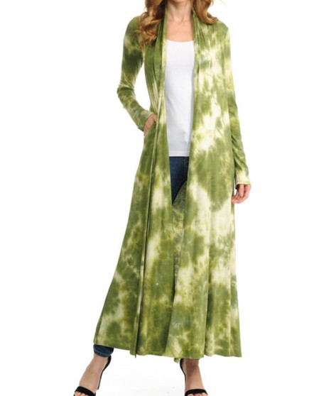 BY GISHI  Italian Design Candella Cardigan Green