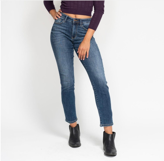 Judy Blue High Waist Shield Pocket Slim Jeans