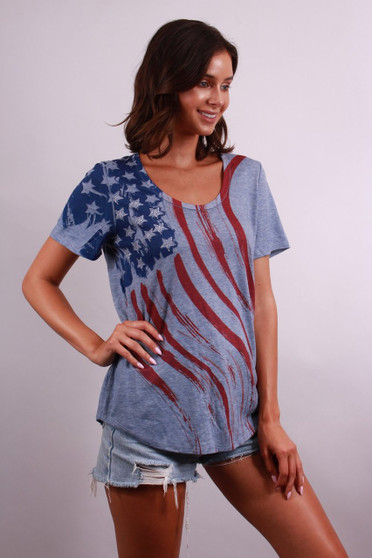 American Flag Tee