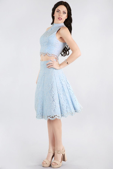 NIKIBIKI Mock Neck 2 Piece Lace Dress