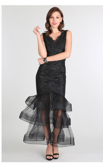 NIKIBIKI Tiered Tulle Bottom Dress