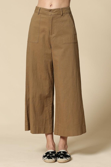 Women's Cropped Flared Pants