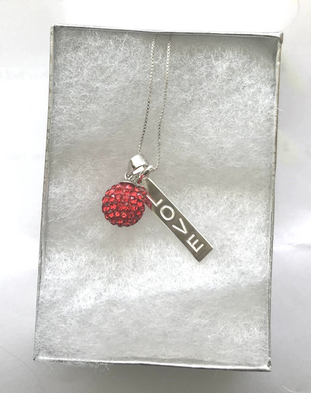 For the One You Love Sterling Silver Necklace with Charms