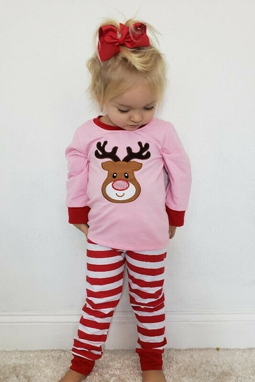 Clover Cottage Toddler Christmas Pajama Sets 2 Styles To Choose From