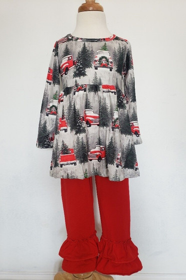 Clover Cottage Toddlers Country Christmas Pant Set