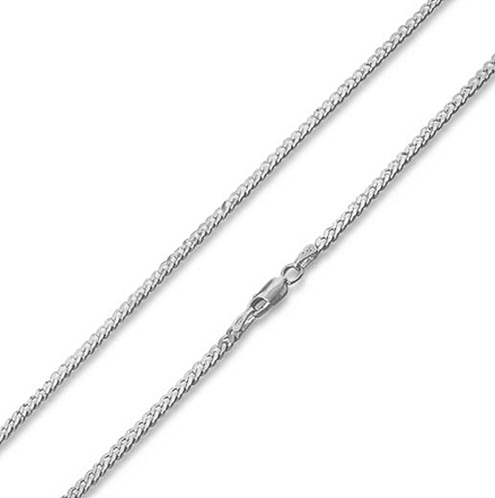 Sterling Silver 9" Curb Chain Anklet