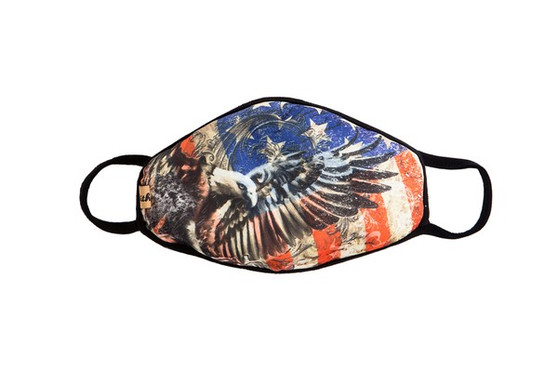 MADE IN THE USA Reusable Triple Layer Face Mask - Adult Various Patterns