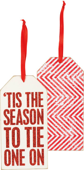 Bottle Tag - 'Tis The Season To Tie One On