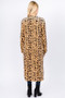 ALY DALY LEOPARD PRINT SOFT COZY LONG CARDIGAN WITH POCKETS
