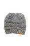 C.C. Cable Knit Confetti Beanie Hat Various Colors