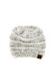 C.C. Cable Knit Confetti Beanie Hat Various Colors