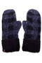 C.C. Buffalo Check Pattern Gloves Mittens Various Colors