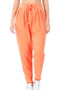 FRENCH TERRY DROP SHOULDER TOP & LOUNGE PANTS SET PEACH