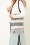 ON BLUE Hooded Sweather Vest Long Cardigan Aztec Pattern