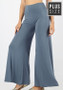 PLUS SIZE PALAZZO PANTS MEDIUM BLUE