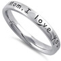 Mother's Ring Sterling Silver .925 Various Sizes