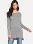 Sweater Tunic with Side Zippers