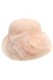 Organza and Lace Hat Available in 2 Colors