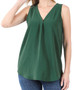 WOVEN AIRFLOW V-NECK SLEEVELESS