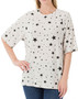 STAR RAGLAN SLEEVE ROUND NECK TOP