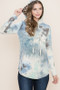 REBORN J Tie Dye Hoodie with Long Sleeves