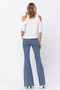 Judy Blue High Waist Pin Stripe Super Flare Jeans 