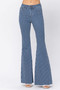 Judy Blue High Waist Pin Stripe Super Flare Jeans 