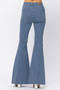 Judy Blue High Waist Pin Stripe Super Flare Jeans 