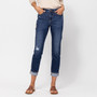 Judy Blue Embroidery Cropped Jeans 