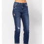 Judy Blue Embroidery Cropped Jeans 