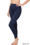BEST COTTON WIDE WAISTBAND FULL LENGTH LEGGINGS 4 COLORS AVAILABLE