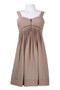 JESSICA SIMPSON SWEETHEART NECKLINE ZIP FRONT DETAIL PLEATED BABYDOLL CHIFFON DR