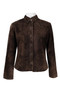 Leather Suede Shirt Jacket