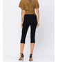 JUDY BLUE MID-RISE BLACK SKINNY CAPRI JEANS