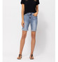 JUDY BLUE HI-RISE CUFFED BERMUDA SHORTS SANDED