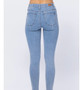 JUDY BLUE PLUS SIZE MID-RISE PULL ON SKINNY JEGGING