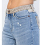 JUDY BLUE HI-WAIST CHEETAH CAMO BLOCK SLIM JEANS