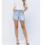 JUDY BLUE HIGH WAIST POCKET CUTOFF SHORTS