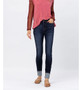 JUDY BLUE LARGE CUFF SKINNY JEANS